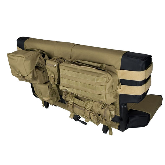 RUGGED RIDGE | 13246.04 | Rear Cargo Seat Cover, Tan, 87-06 Jeep Cj & Wrangler
