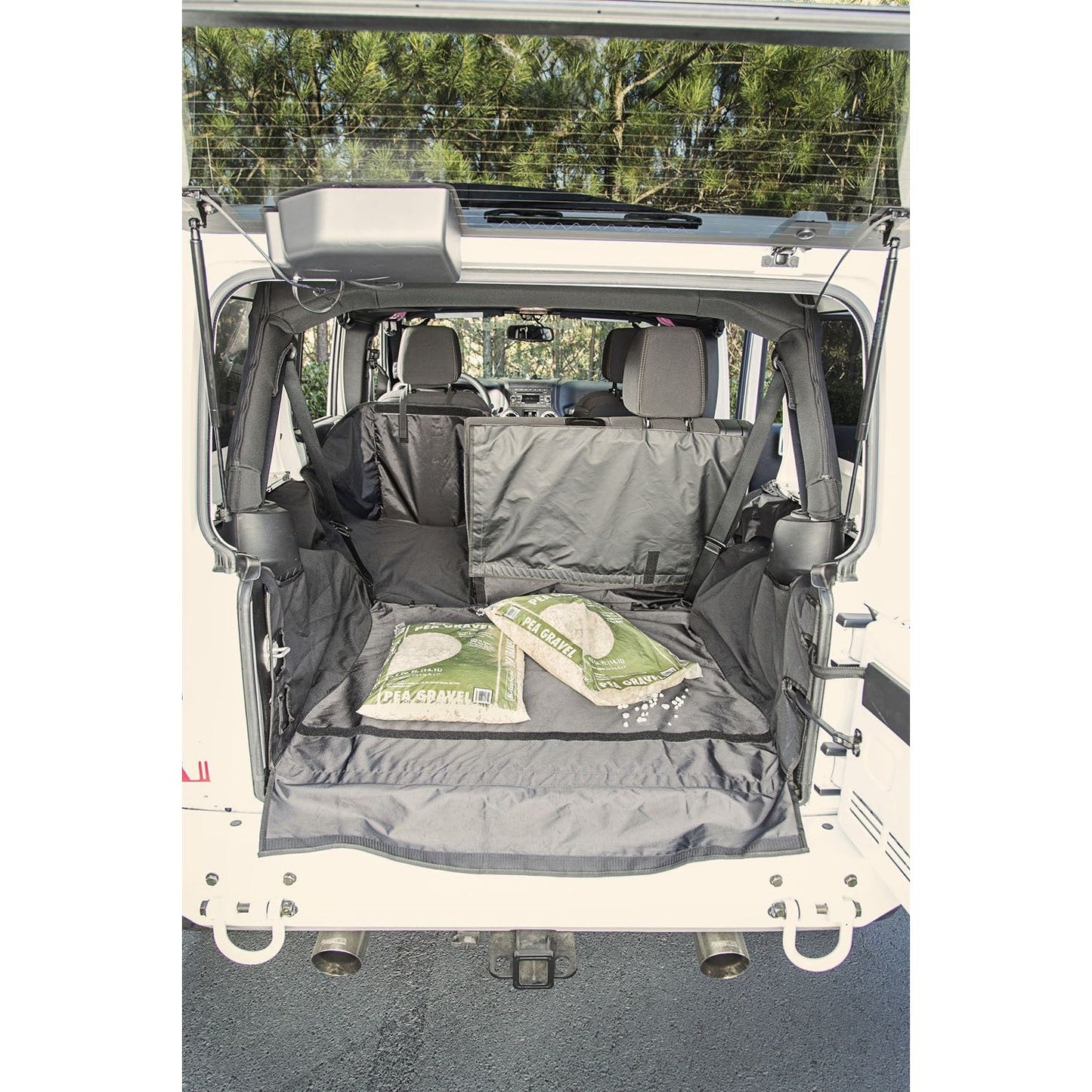 RUGGED RIDGE | 13260.01 | 07-16 Wrangler C3 Cargo Cover, Without Subwoofer Black