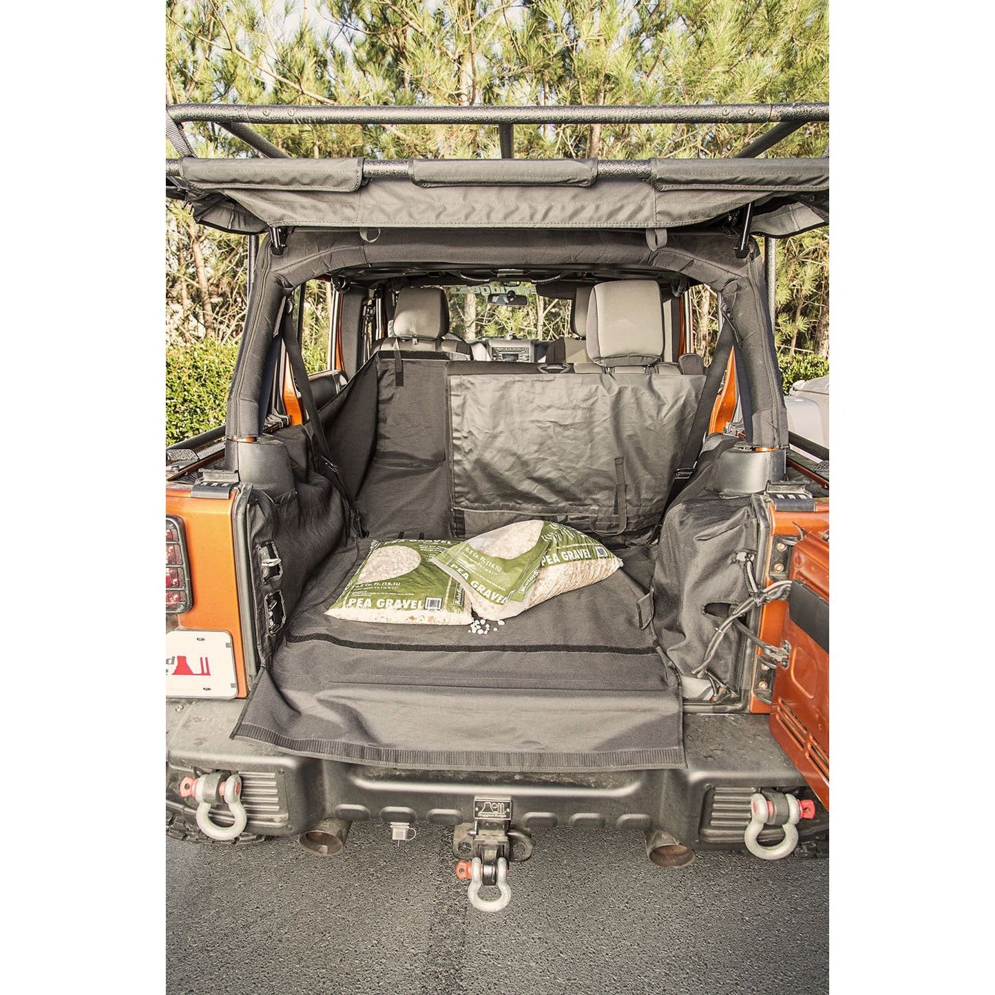 RUGGED RIDGE | 13260.02 | 07-16 Wrangler C3 Cargo Cover, With Subwoofer Black