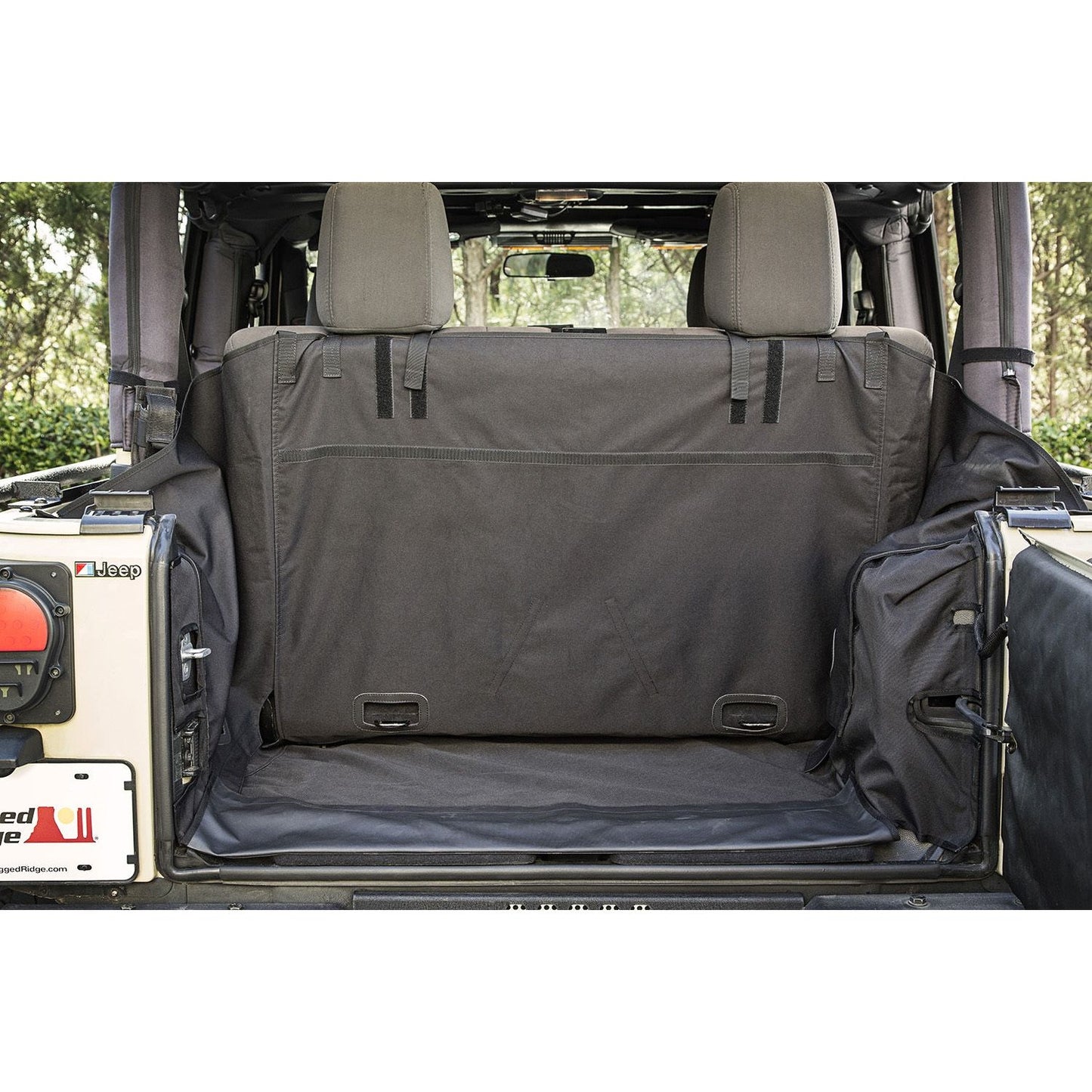 RUGGED RIDGE | 13260.04 | C3 Cargo Cover, 2-Door W/Subwoofer, 07-14 Wrangler