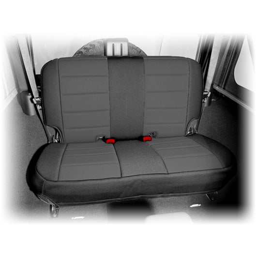 RUGGED RIDGE | 13265.01 | Seat Cover, Rear, Neoprene Black; 07-18 Jeep Wrangler Jk