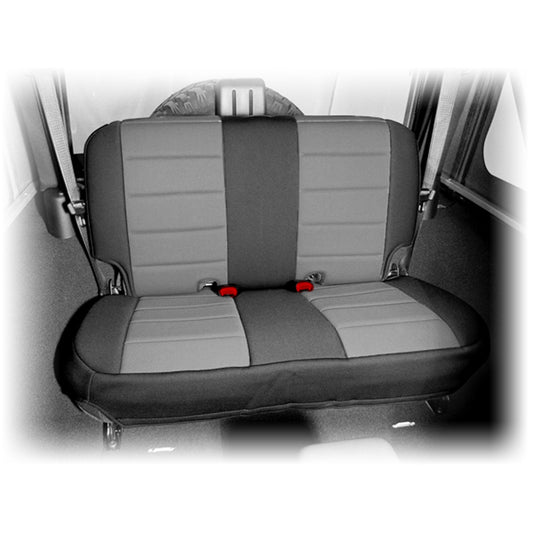 RUGGED RIDGE | 13265.09 | Seat Cover, Rear, Neoprene Black/Gray; 07-18 Jeep Wrangler Jk