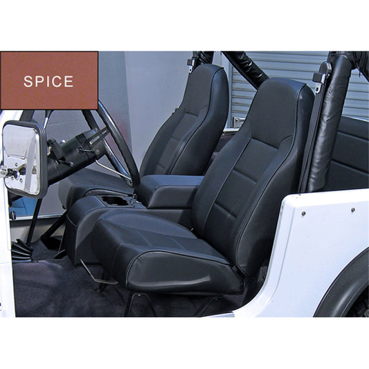 RUGGED RIDGE | 13401.37 | Standard Front Bucket Seat,Spice,76-03 Jeep Cj & Wrangler