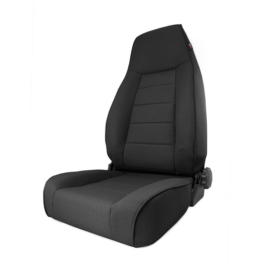 RUGGED RIDGE | 13412.15 | High-Back Front Seat, Reclinable, Blk Denim, 97-06 Jeep Wrangler (Tj)