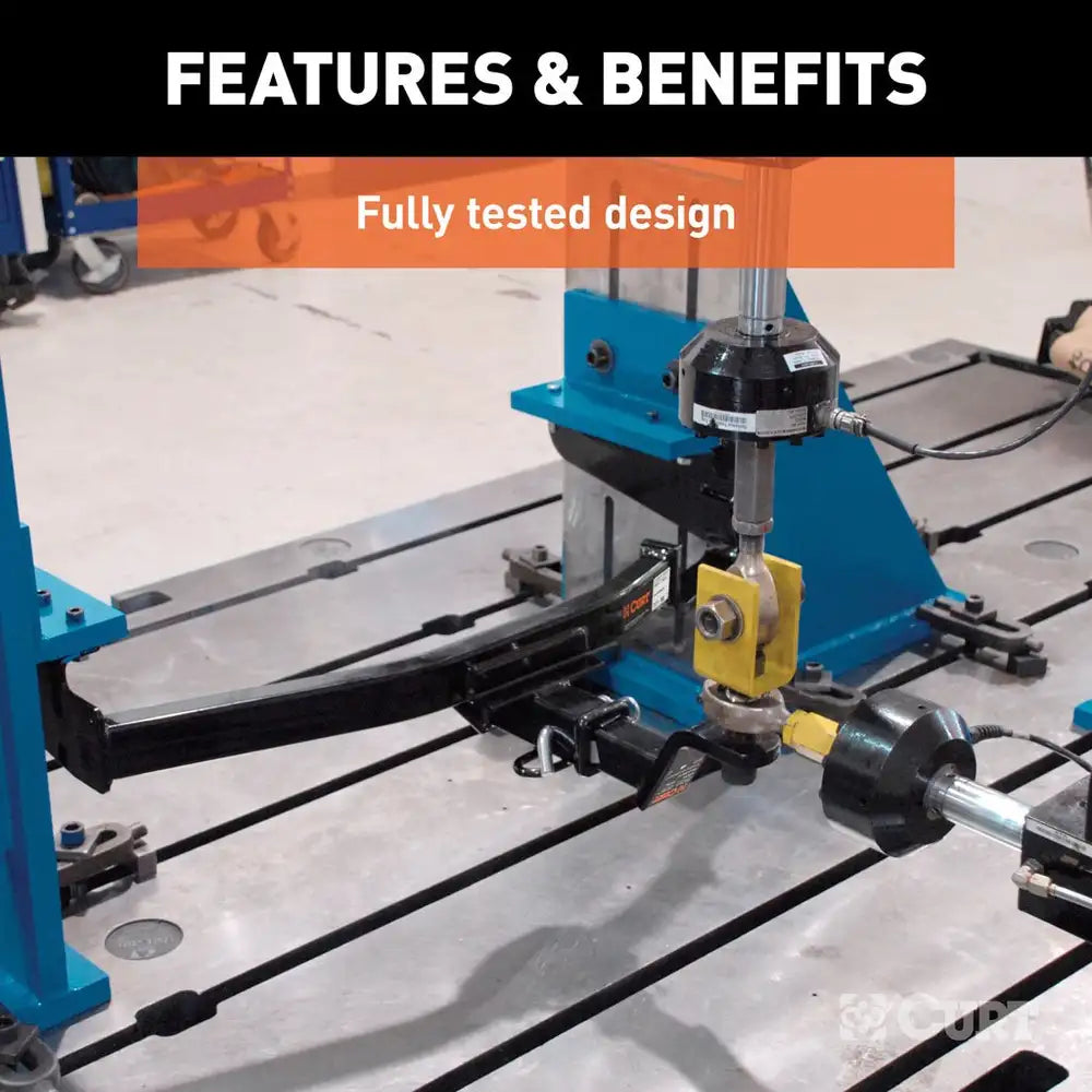 CURT Class 3 Trailer Hitch, 2" Receiver, Select Ram 1500 (With class 3 factory bumper hitch) 13419