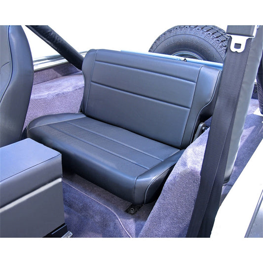 RUGGED RIDGE | 13462.01 | Fold & Tumble Rear Seat,Black, 86-95 Jeep Cj & Wrangler