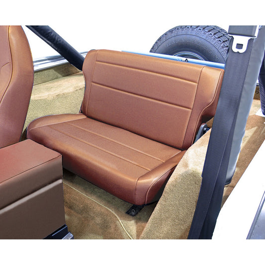 RUGGED RIDGE | 13462.04 | Fold & Tumble Rear Seat,Tan, 86-95 Jeep Cj & Wrangler