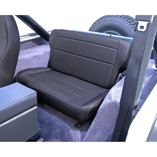 RUGGED RIDGE | 13462.15 | Fold & Tumble Rear Seat,Black Denim, 86-95 Jeep Cj & Wrangler