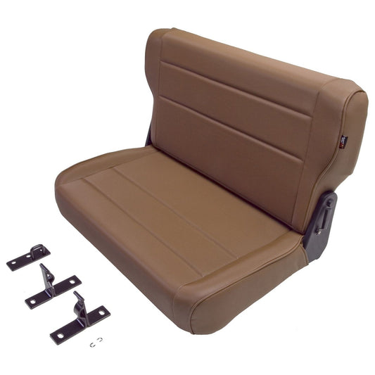 RUGGED RIDGE | 13462.37 | Fold & Tumble Rear Seat,Spice, 86-95 Jeep Cj & Wrangler