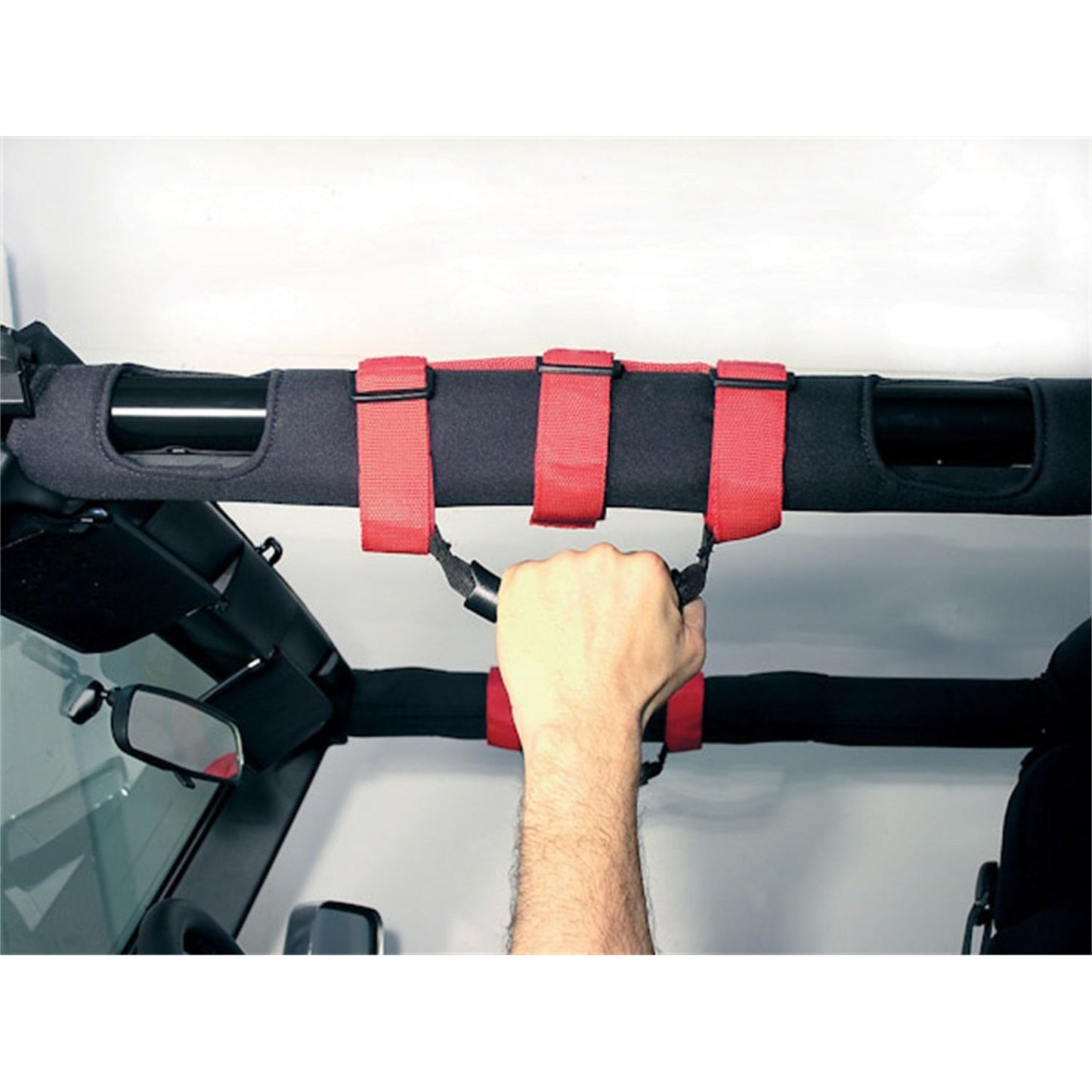 RUGGED RIDGE | 13505.03 | Ultimate Grab Handle Kit, Red; 55-C Jeep Cj/Wrangler/Gladiator