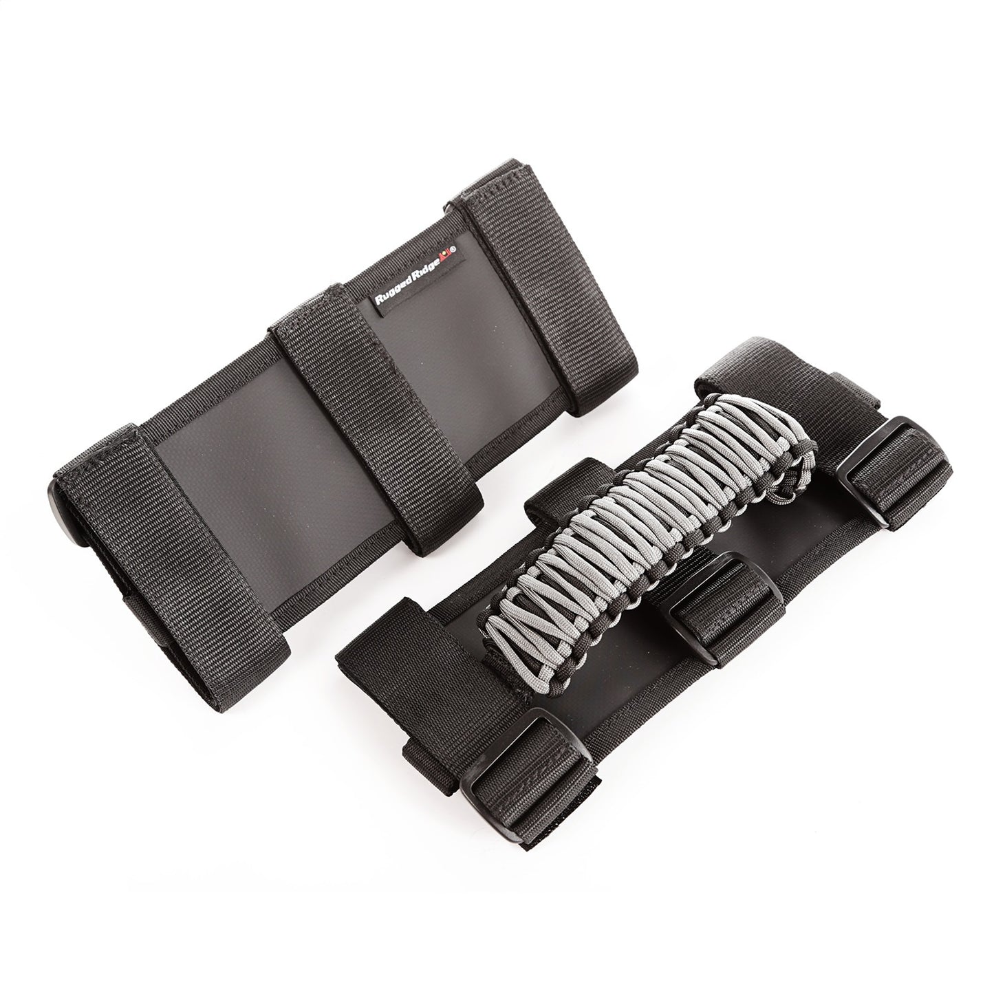 RUGGED RIDGE | 13505.32 | Paracord Grab Handles, Gray/Black, Pair