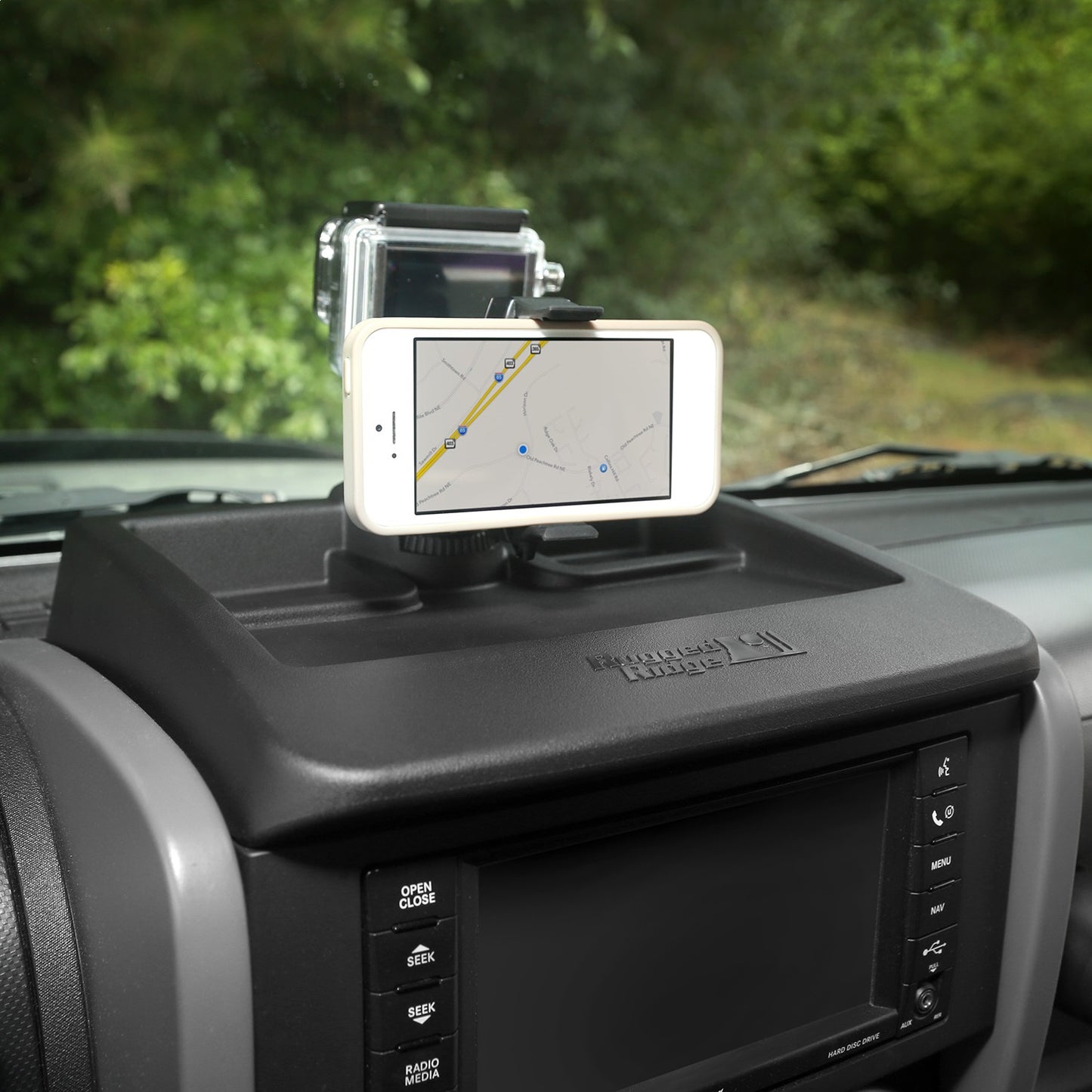 RUGGED RIDGE | 13551.12 | Dash Multi-Mount System, 07-10 Jeep Wrangler