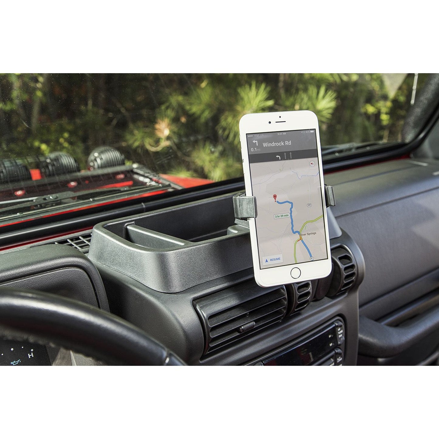 RUGGED RIDGE | 13551.19 | 97-06 Wrangler Dash Multi-Mount, With Phone Holder Black