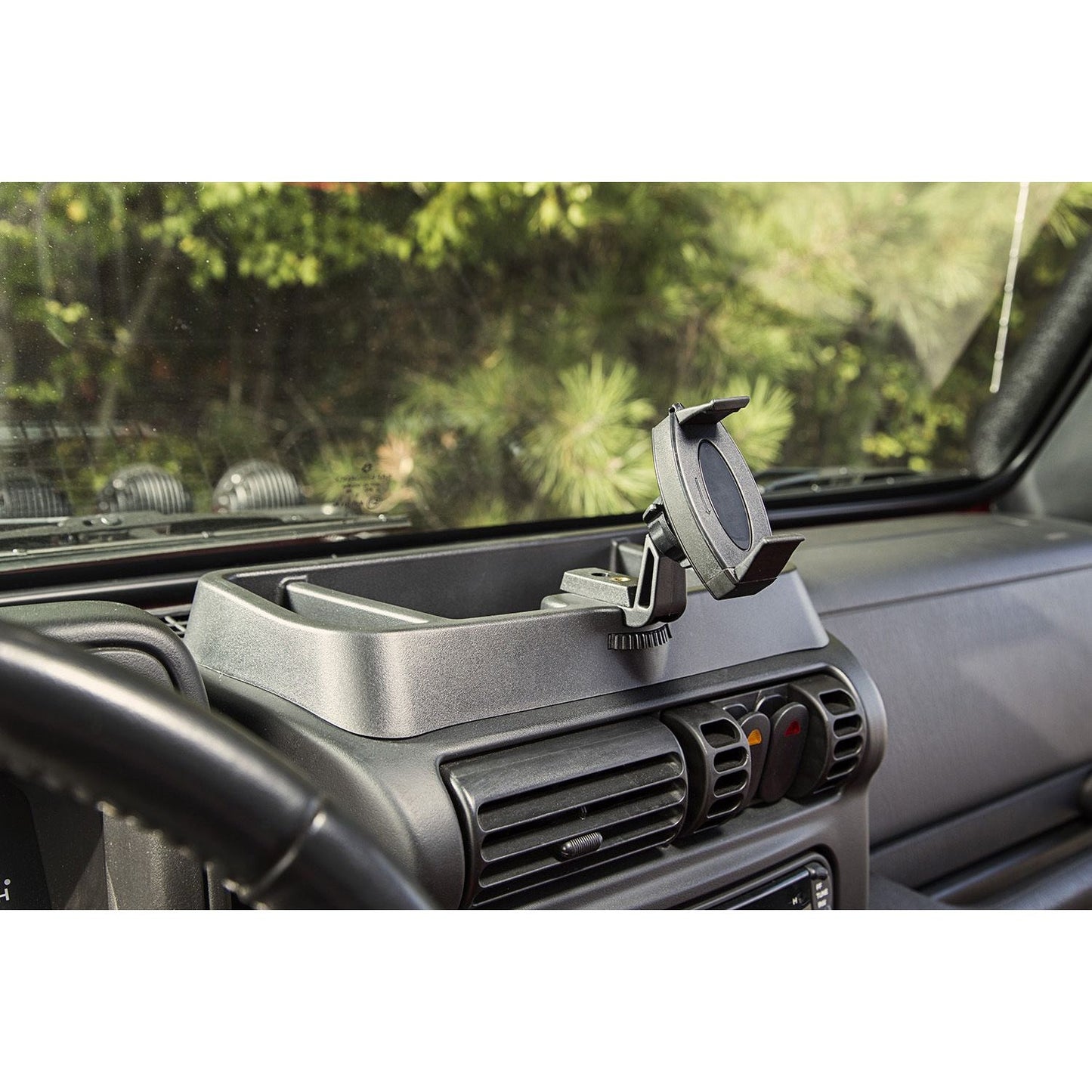 RUGGED RIDGE | 13551.19 | 97-06 Wrangler Dash Multi-Mount, With Phone Holder Black