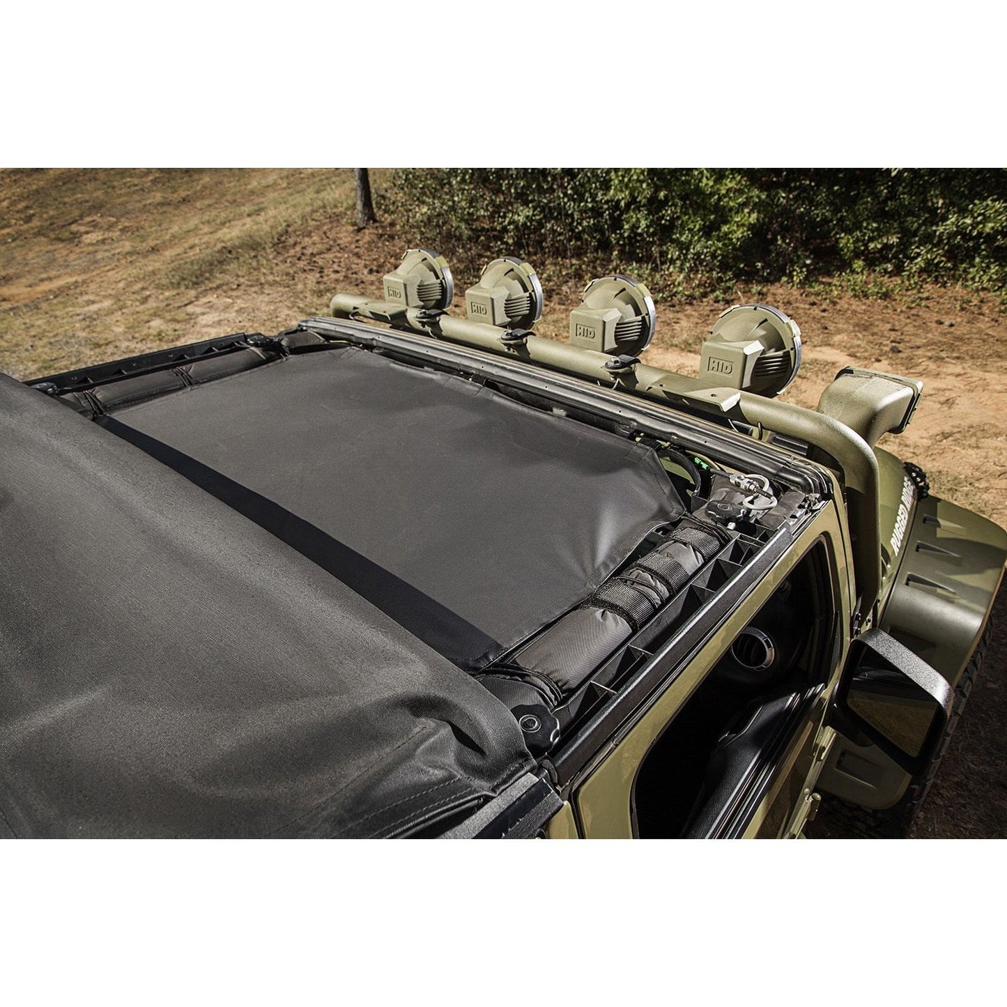 RUGGED RIDGE | 13579.15 | Total Eclipse Shade, Soft Top, 07-18 Jeep Wrangler