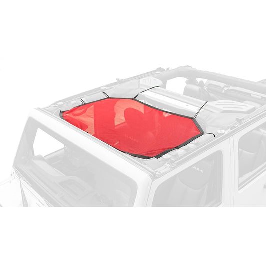 RUGGED RIDGE | 13579.24 | Eclipse Sun Shade, Front, Red, 07-15 Jeep Wrangler