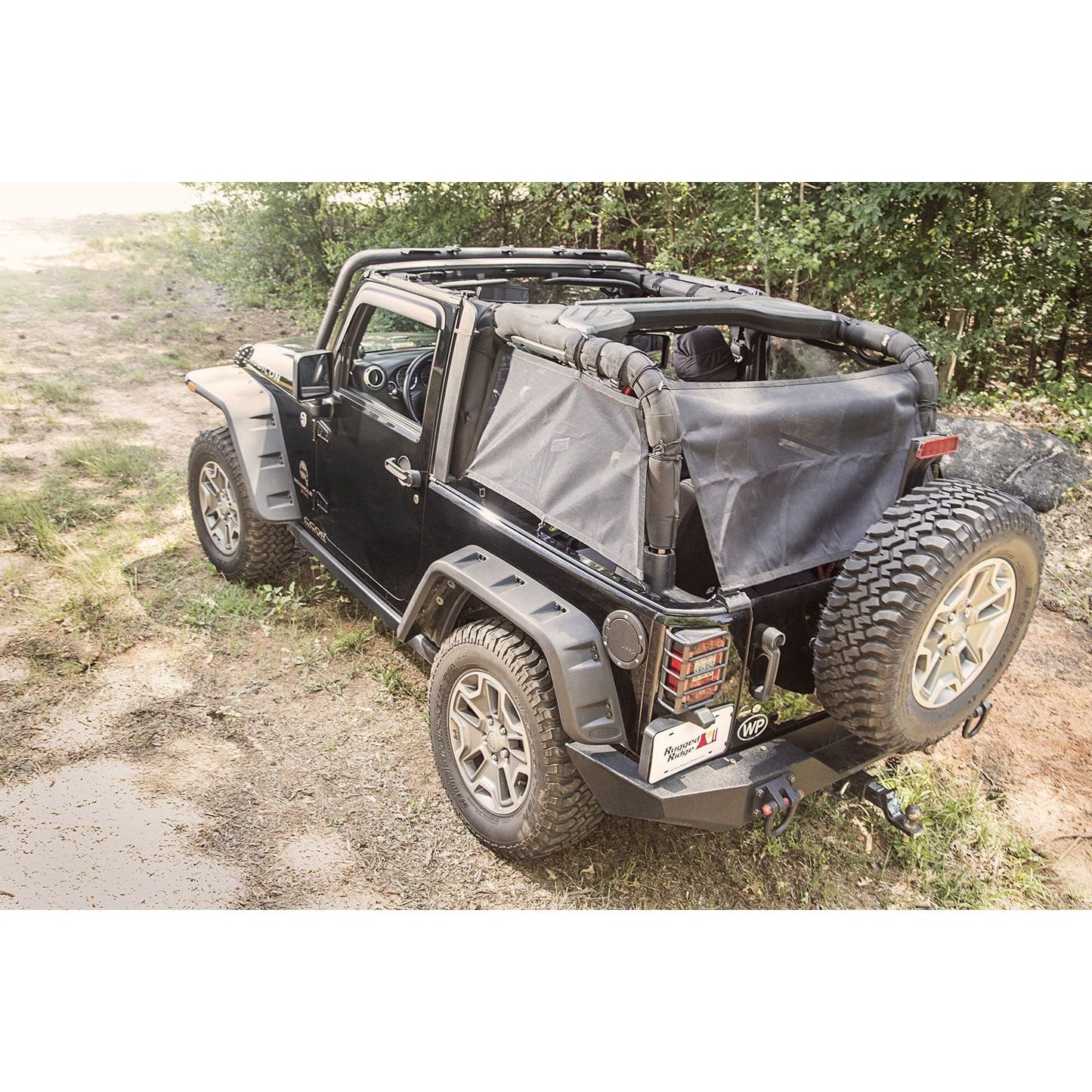 RUGGED RIDGE | 13579.41 | Eclipse Cargo Barrier; 07-17 Jeep Wrangler Jk