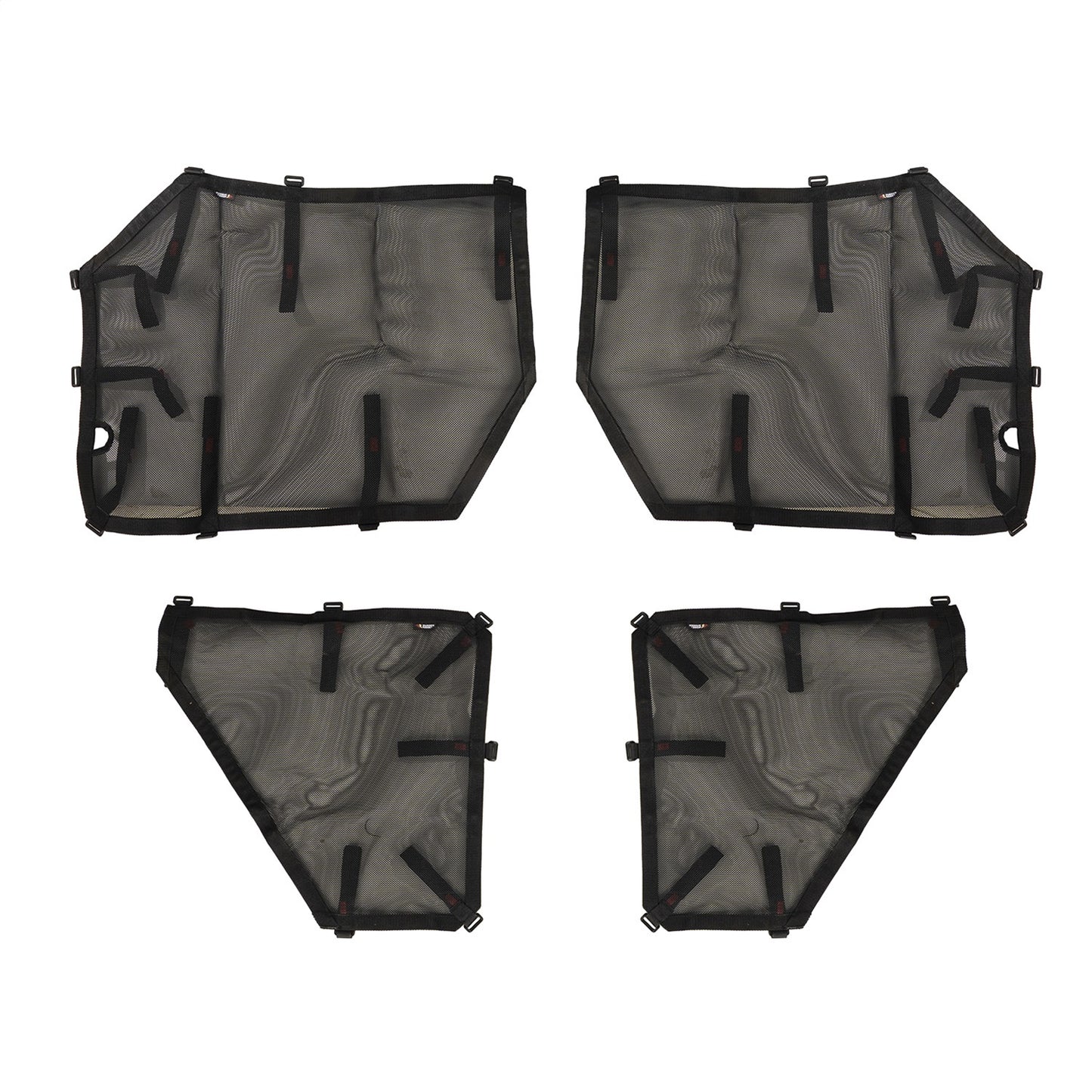 RUGGED RIDGE | 13579.55 | Fortis Tube Door Covers, Full Set, Black, 18-19 Jeep Wrangler Jlu