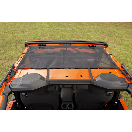RUGGED RIDGE | 13579.74 | Eclipse Sun Shade, Front, Black; 18-19 Jeep Wrangler Jl 2-Dr