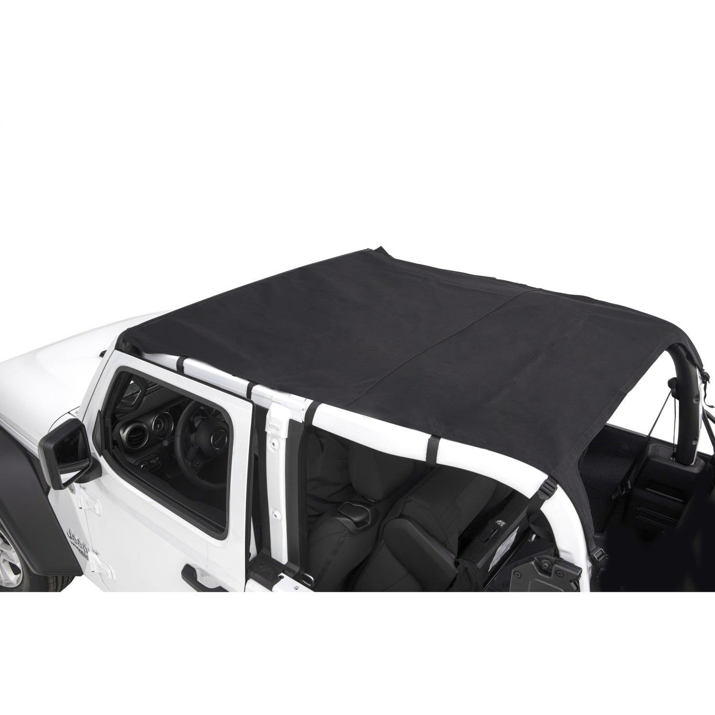 RUGGED RIDGE | 13593.35 | Savannah Brief Top Black Diamond S.Cloth; 18-Current Jeep Wrangler Jl