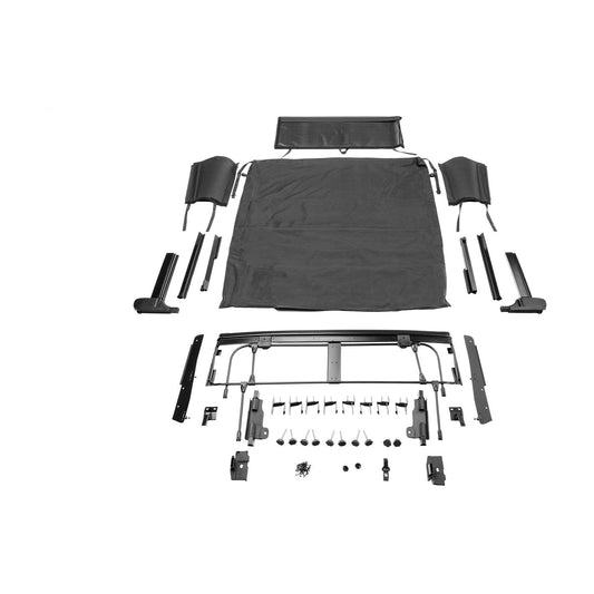 RUGGED RIDGE | 13595.14 | 20-C Gladiator Launch Edition/Overland/Rubicon/Sport/Sport S Frameless Soft Top Black Diamond