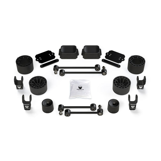 TeraFlex | 18-Up Wrangler JL 4 Door Rubicon 2.5 Inch Performance Spacer Lift Kit & Shock Extensions TeraFlex | 1365215