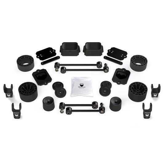 TeraFlex | 18-Up Wrangler JL 2 Door Sport/Sahara 2.5 Inch Performance Spacer Lift Kit & Shock Extensions TeraFlex | 1365305