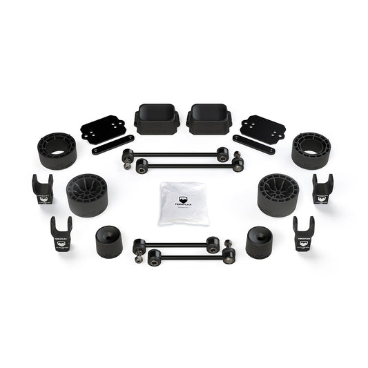 TeraFlex | 18-Up Wrangler JL 2 Door Rubicon 2.5 Inch Performance Spacer Lift Kit & Shock Extensions TeraFlex | 1365315