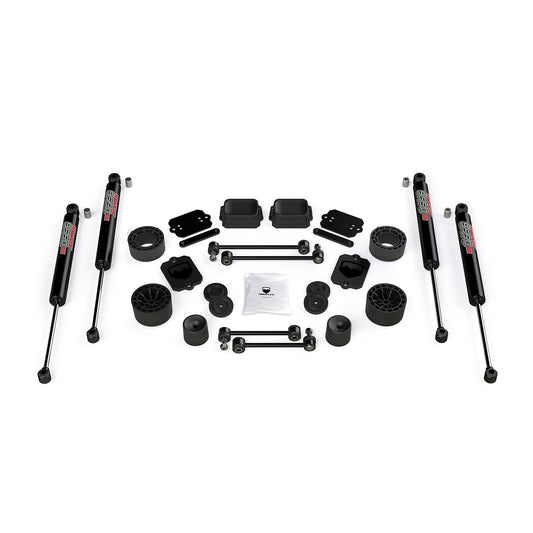 TeraFlex | 18-Up Wrangler JL 2 Door Sport/Sahara 2.5 Inch Performance Spacer Lift Kit & 9550 VSS Twin-Tube TeraFlex | 1365350