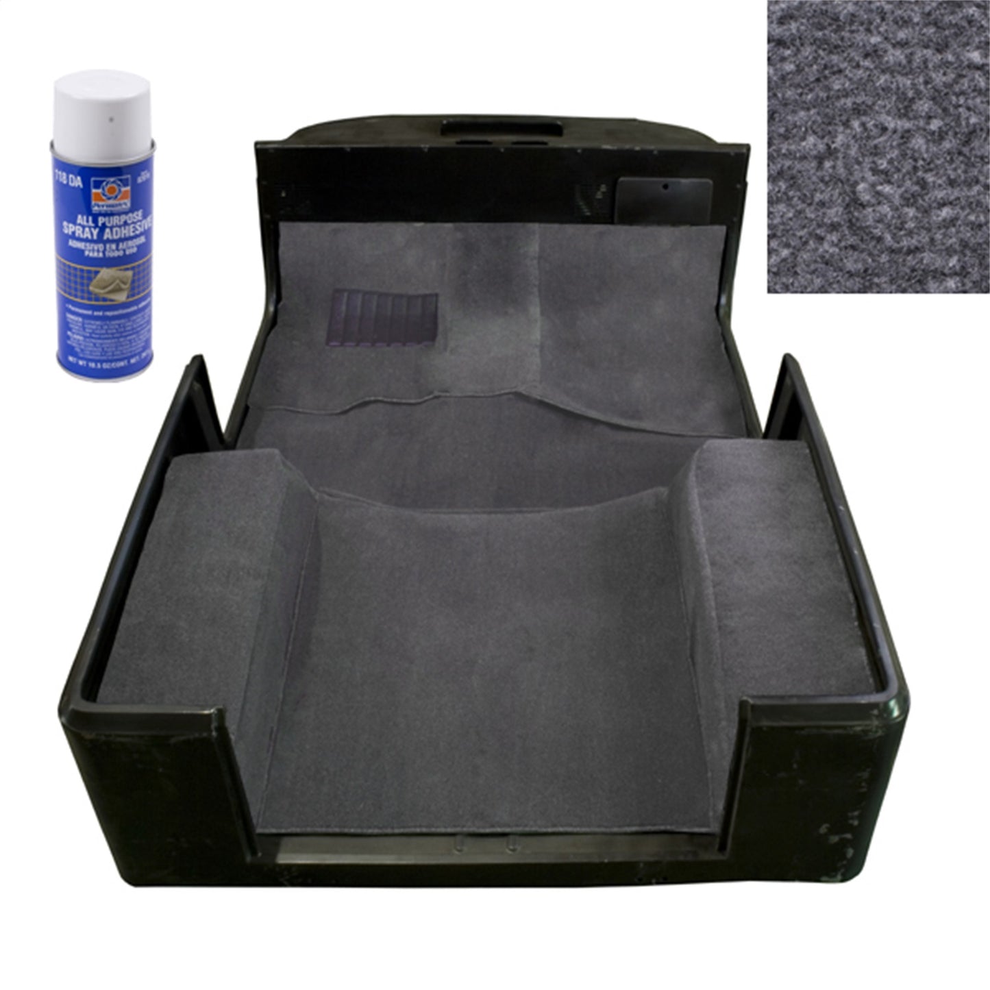 RUGGED RIDGE | 13696.09 | 97-06 Wrangler Deluxe Carpet Kit Gray 6Pc Full Kit