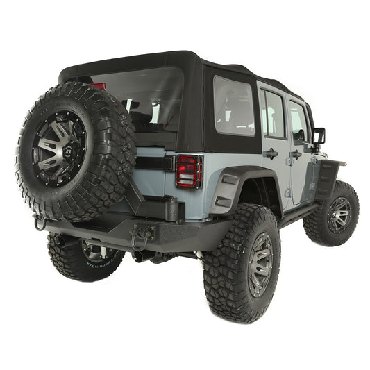 RUGGED RIDGE | 13742.01 | Sailcloth Soft Top, Black Diamond, 10-15 4-Door Jk