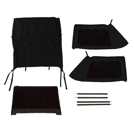 RUGGED RIDGE | 13790.39 | Montana Top, Bowless, Black Diamond, 2-Door, 07-18 Jeep Wrangler Jk