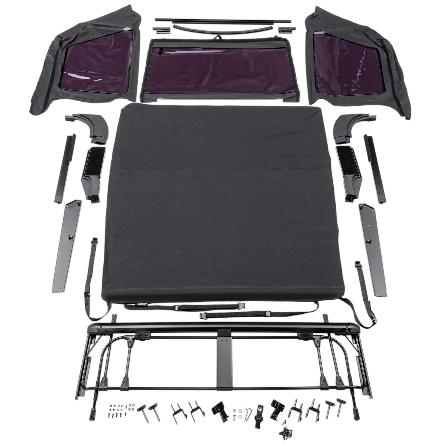 RUGGED RIDGE | 13860.23 | 97-06 Jeep Wrangler Tj Voyager Top 2 Dr Black