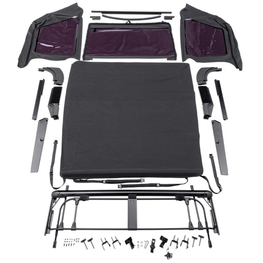 RUGGED RIDGE | 13860.23 | 97-06 Jeep Wrangler Tj Voyager Top 2 Dr Black