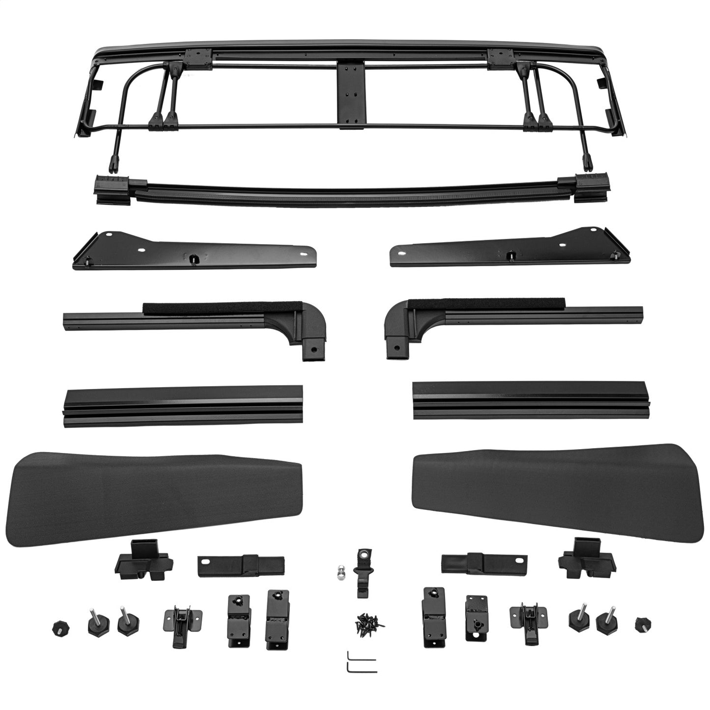 RUGGED RIDGE | 13860.35 | Voyager Top Blk Diamond S.Cloth, Tinted Window; 07-18 Jeep Wrangler Jk
