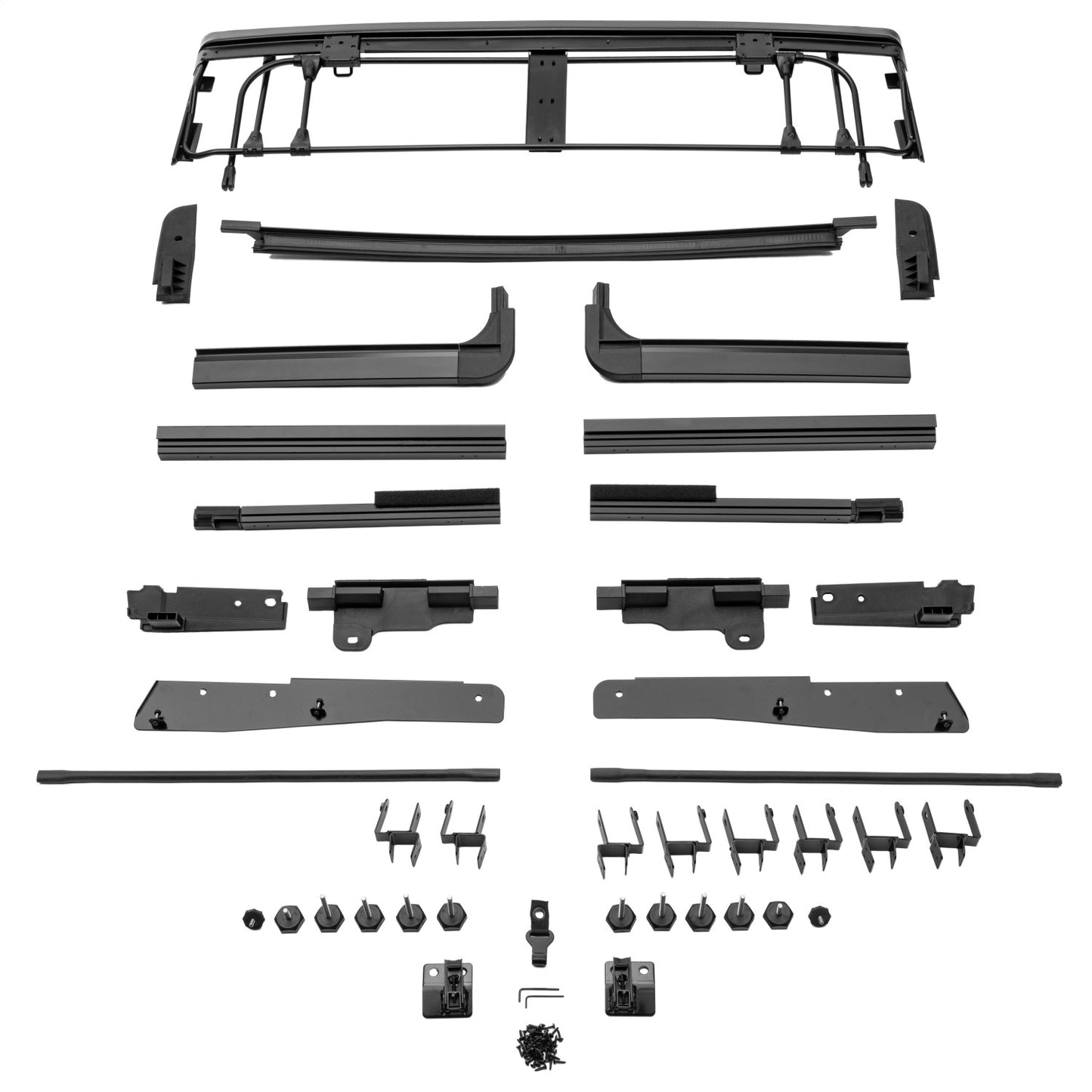 RUGGED RIDGE | 13863.35 | Voyager Top Blk Diamond S.Cloth, Tinted Win; 18-Curr Jeep Wrangler Jlu