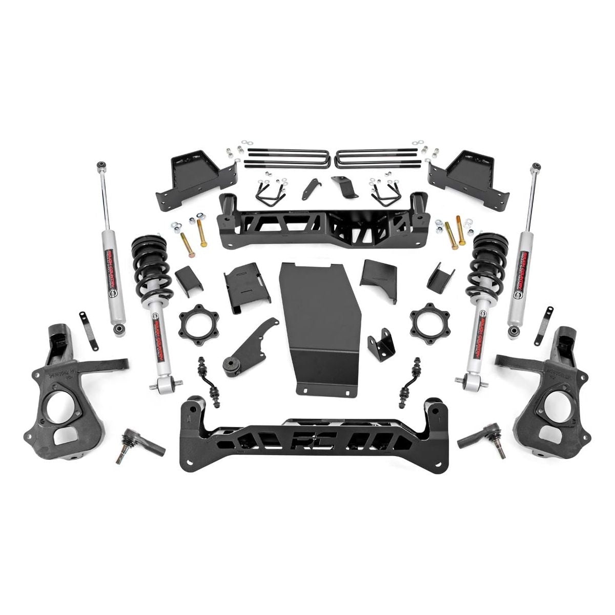 Rough Country Stock Cast Aluminum or Stamped Steel 7 Inch Lift Kit I 17432