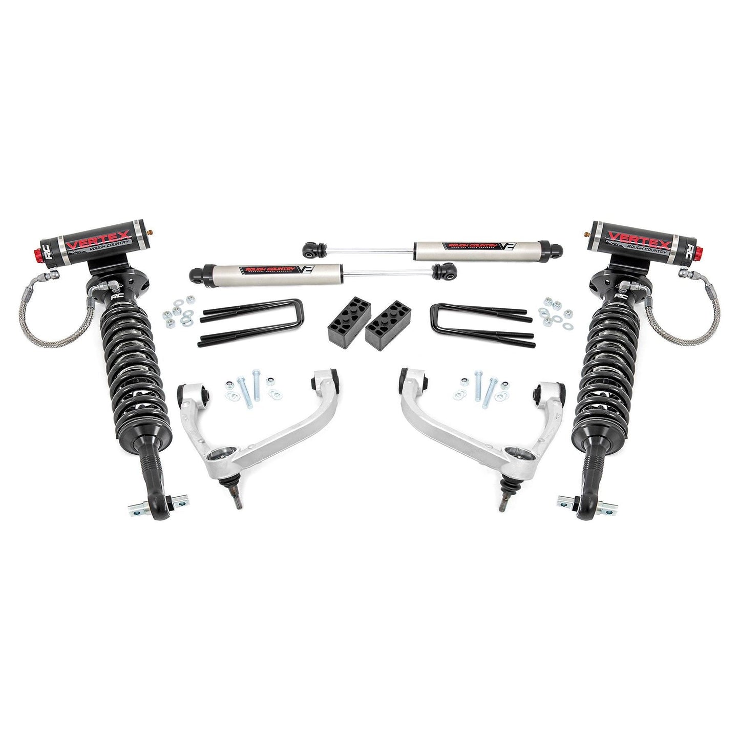 Rough Country Vertex Coilovers w/V2 Rear Shocks 3 Inch Lift Kit I 54557