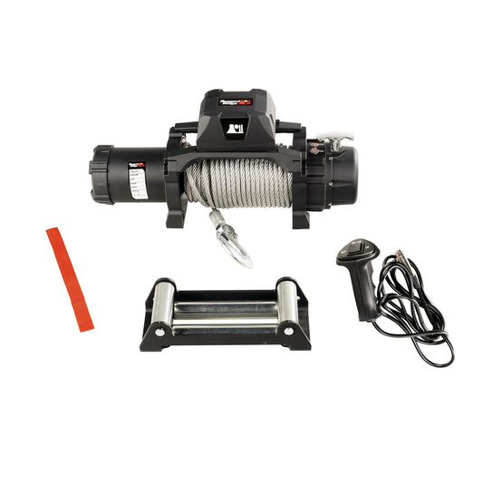 RUGGED RIDGE | 15100.07 | Trekker C10 Winch, 10,000Lb Cable Wired