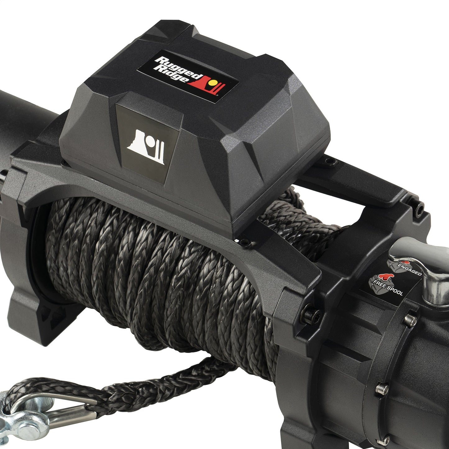 RUGGED RIDGE | 15100.08 | Trekker S10 Winch, 10,000Lb Synthetic Rope W/ Wireless Remote (Optional Omi15103.37 Remote)