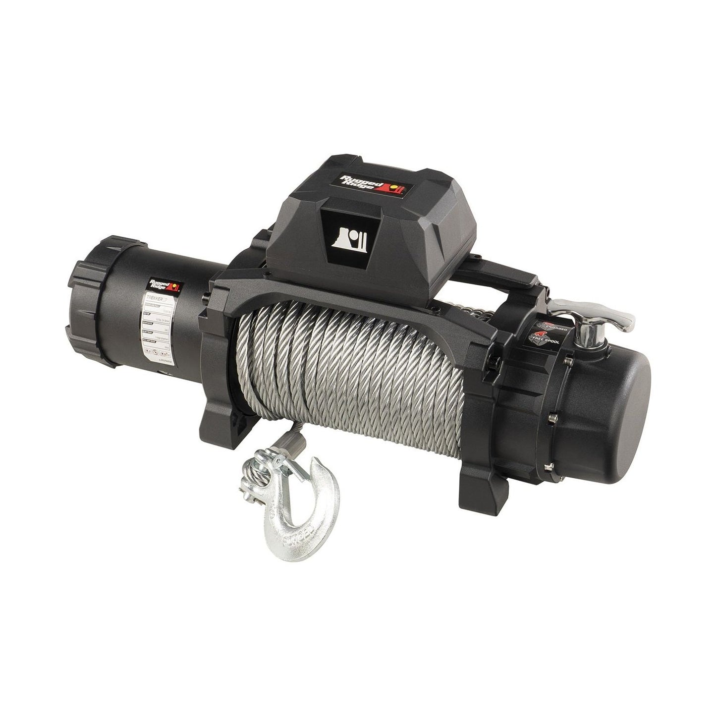 RUGGED RIDGE | 15100.24 | Trekker C12.5 Winch, 12,500Lb Cable Wired
