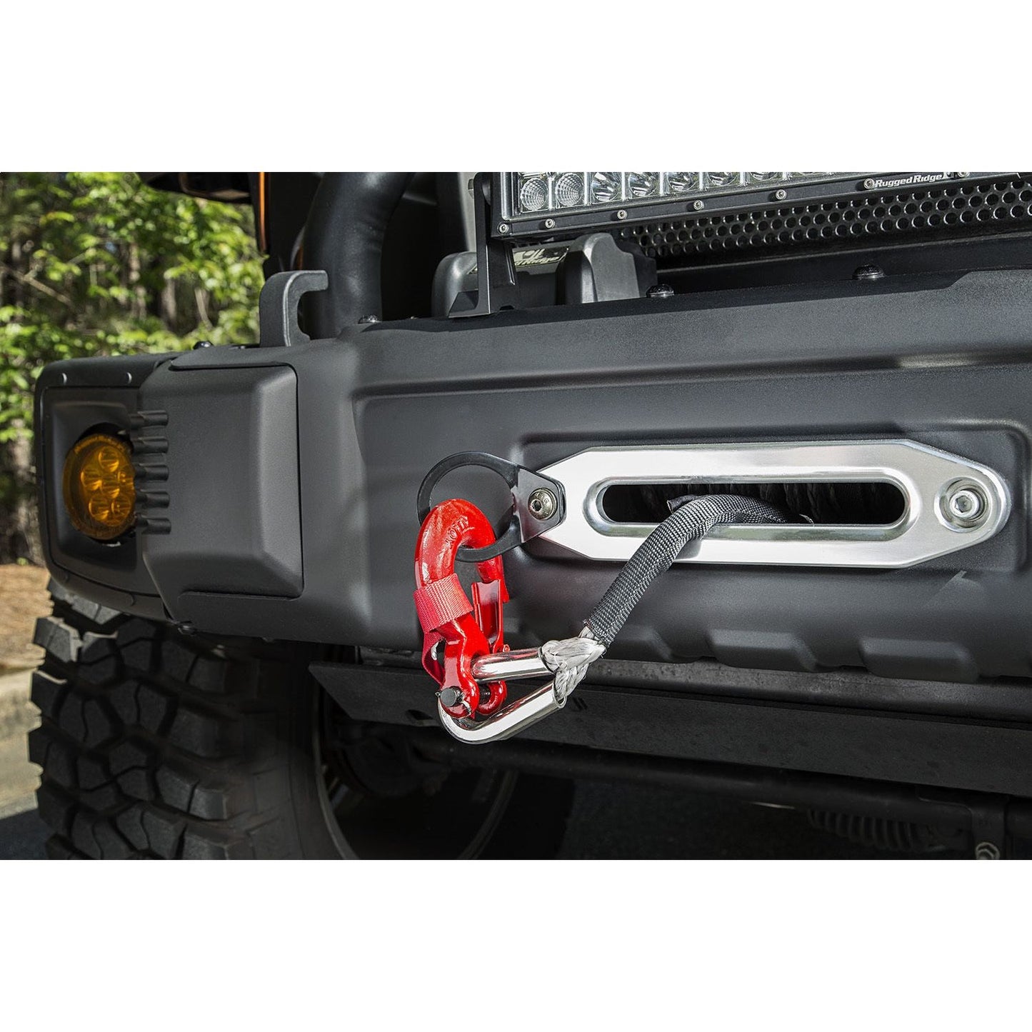RUGGED RIDGE | 15102.04 | Winch Hook Holder; Universal