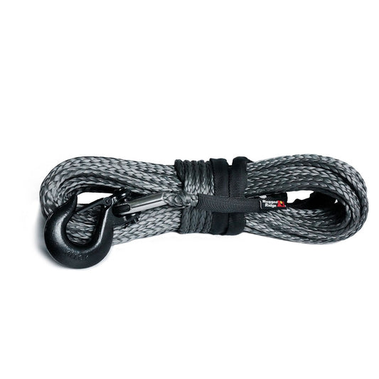 RUGGED RIDGE | 15102.12 | Synthetic Winch Line, Dark Gray, 7/16In X 90 Ft