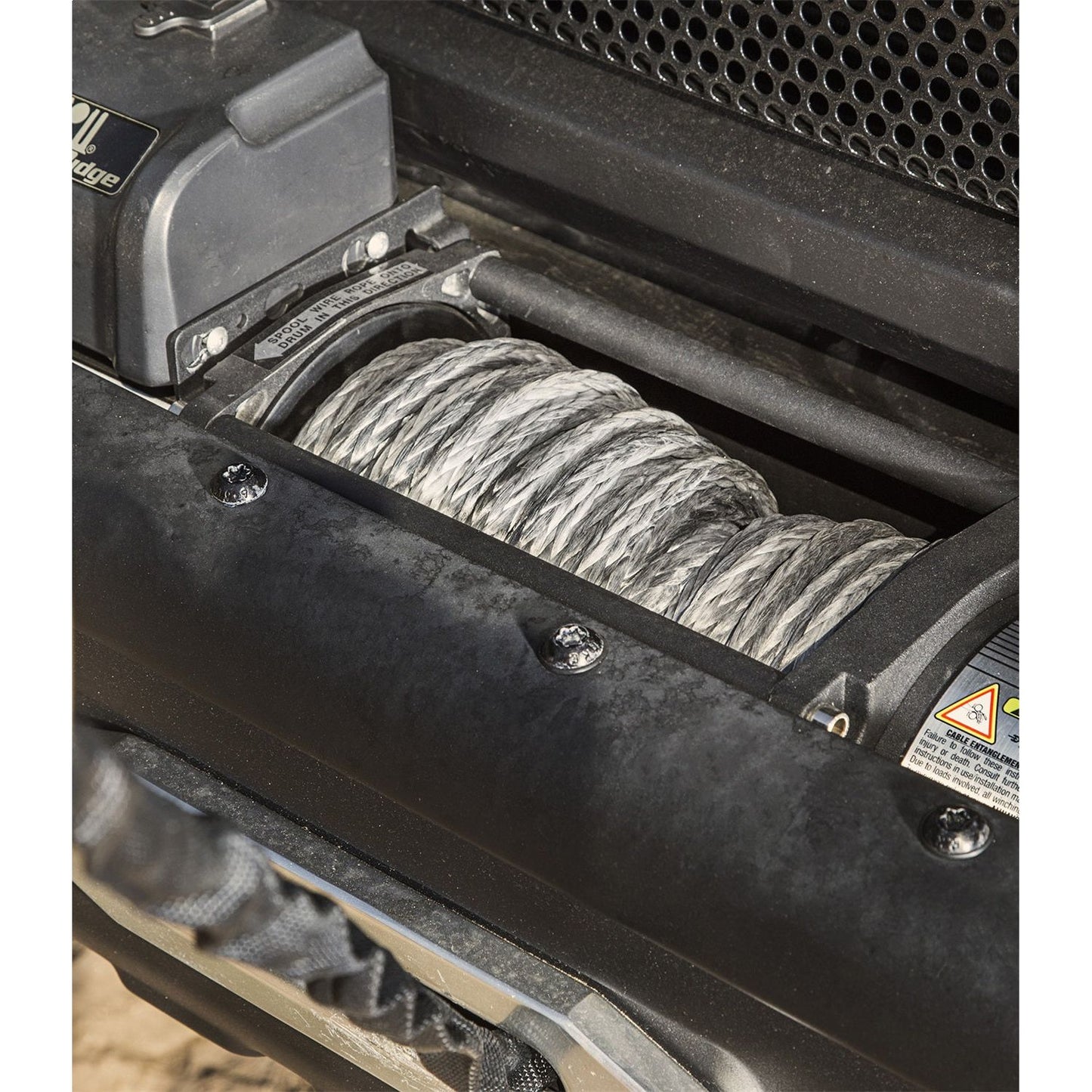 RUGGED RIDGE | 15102.12 | Synthetic Winch Line, Dark Gray, 7/16In X 90 Ft