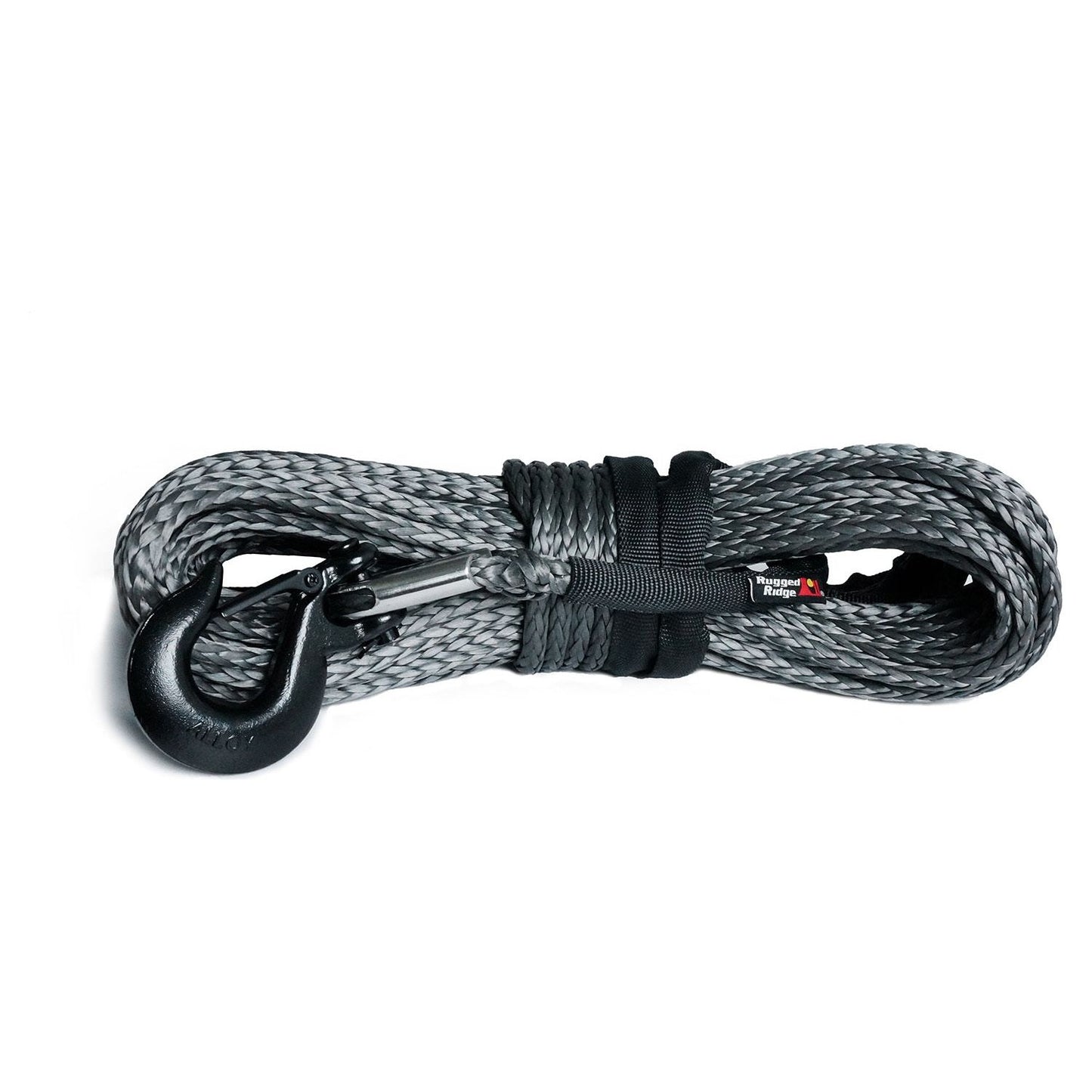 RUGGED RIDGE | 15102.13 | Synthetic Winch Line, Dark Gray, 25/64In X 94 Ft