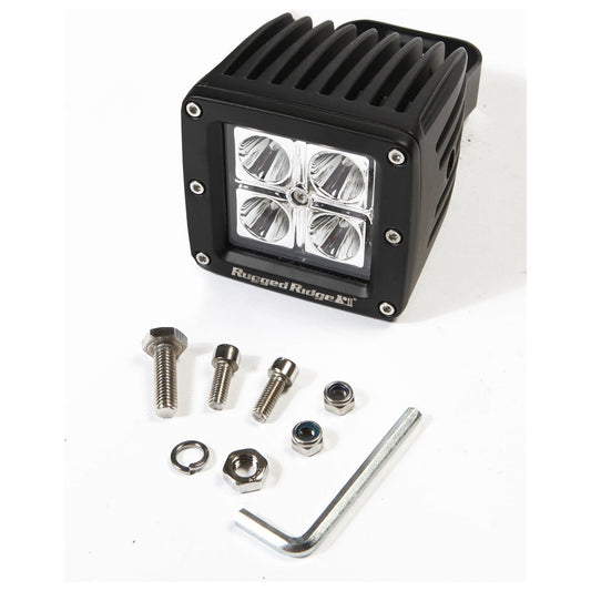 RUGGED RIDGE | 15209.03 | 3-Inch Square Led Driving Light- 16 Watt