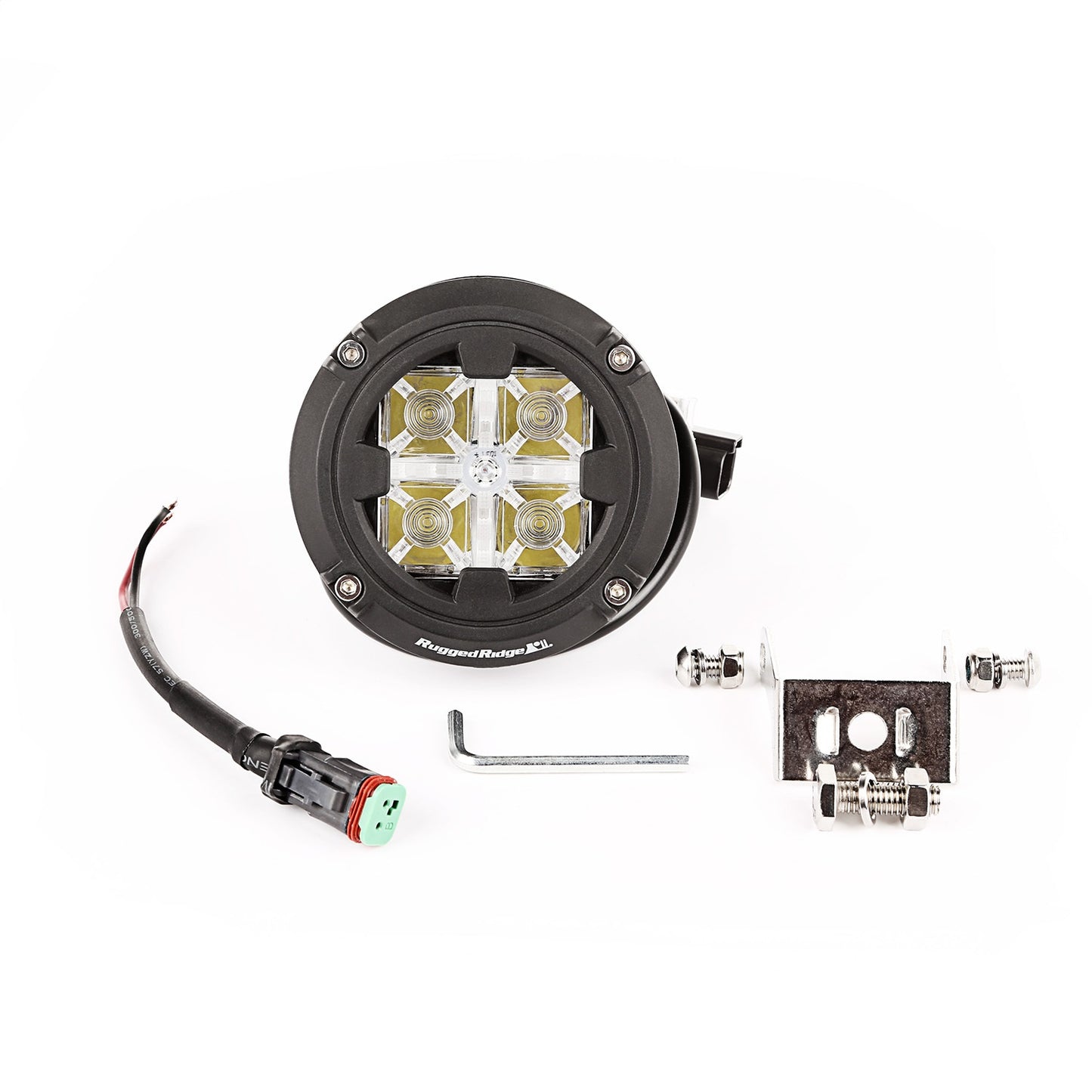 RUGGED RIDGE | 15209.31 | Round Led Light 3.5In, Combo High/Low Beam