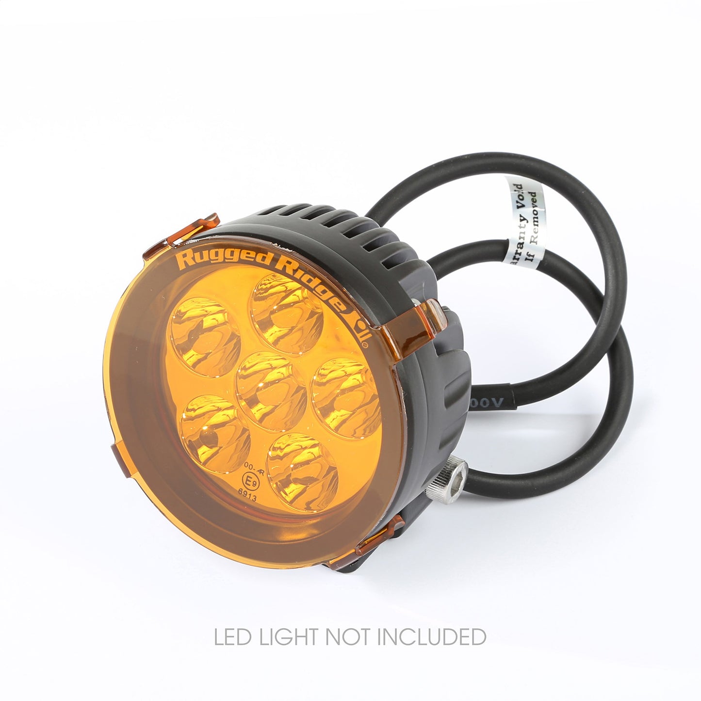 RUGGED RIDGE | 15210.68 | 3.5-Inch Led Light Cover, Round, Amber