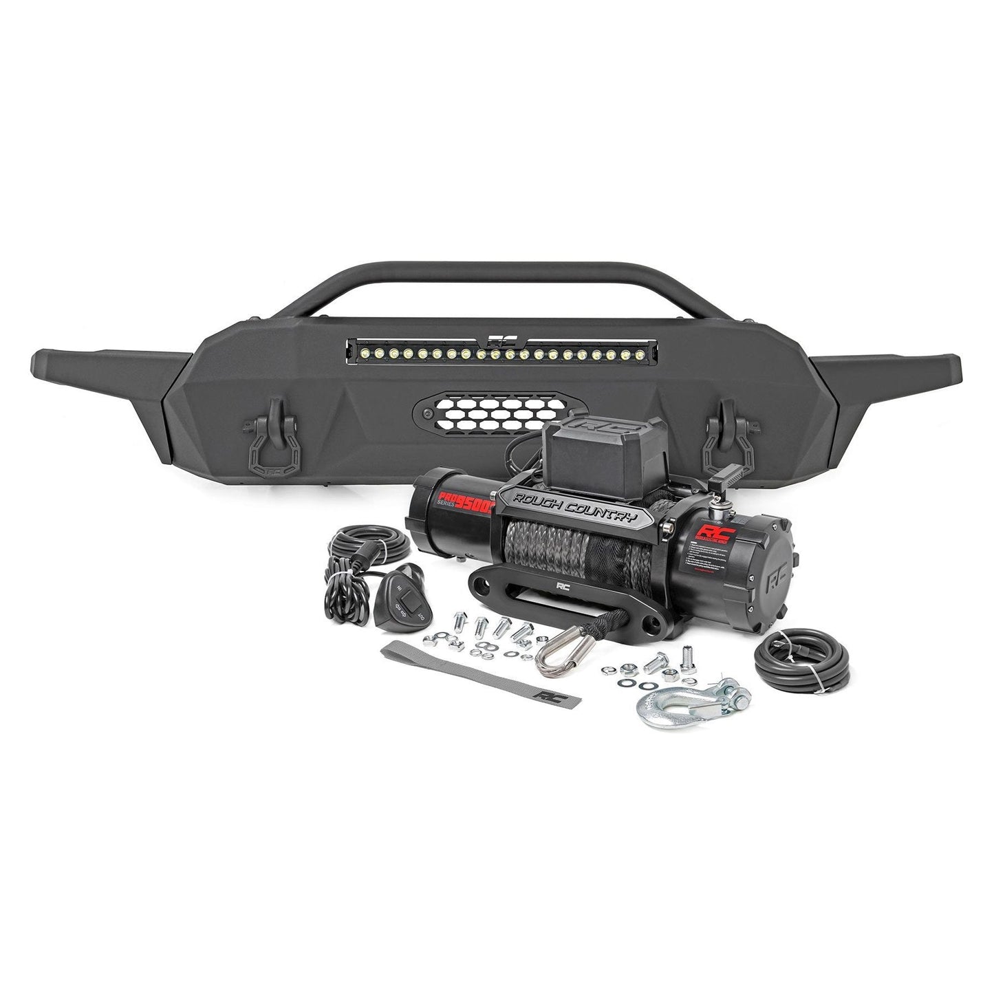 Rough Country Black Series Front Bumper I 10722
