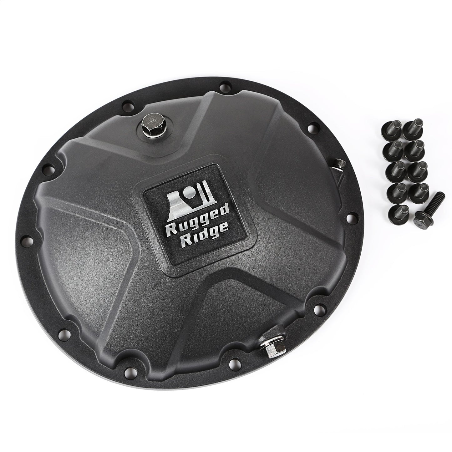 RUGGED RIDGE | 16595.14 | 84-96 Cherokeeboulder Aluminum Differential Cover,Black Black